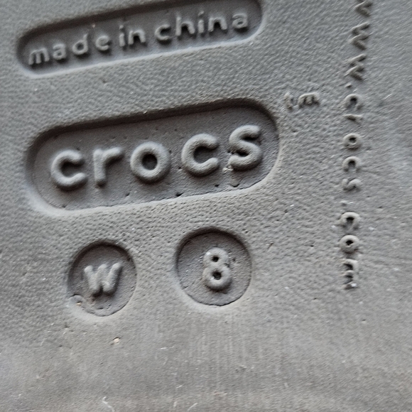 Crocs Rhonda Strappy Wedge Strappy Slide Sandal Womens Size 8 Brown - Picture 10 of 11